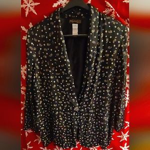 Requirements Petite Unisex Bandana Blazer